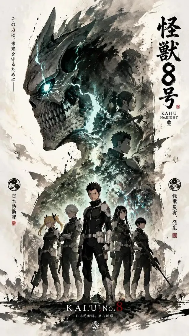 Tusche-Waschung Kinoreifes Anime-Poster