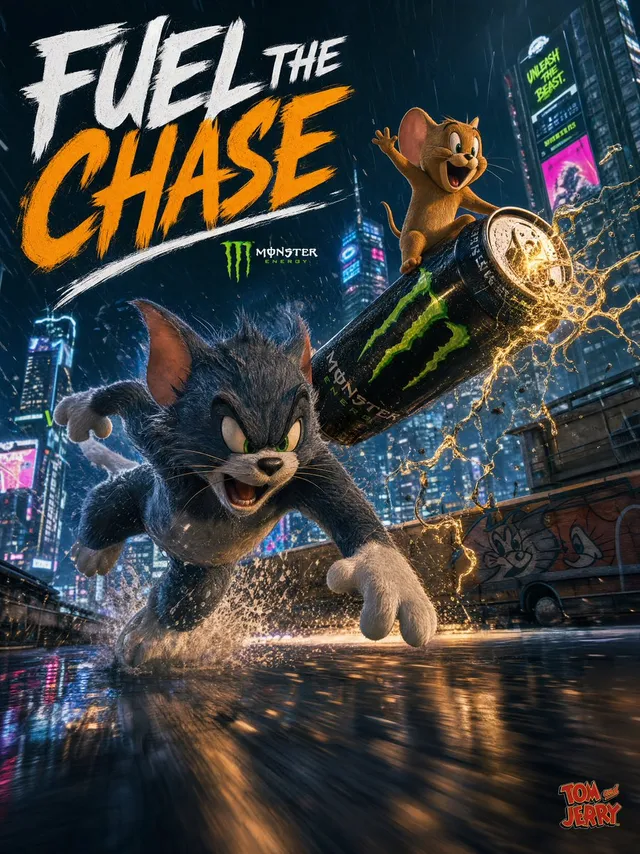 Tom and Jerry Energy Drink Ad