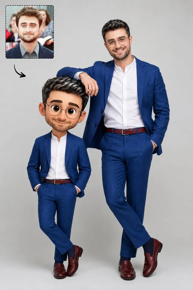 Gerçek Hayattan Pixar Avatarına Dönüşüm