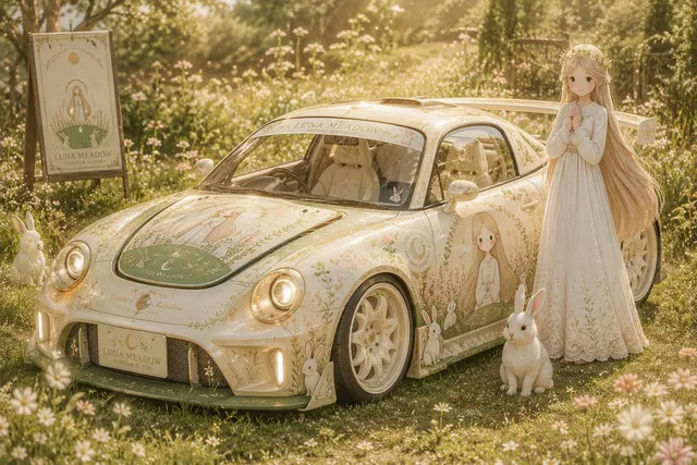 Fictional Japanese Itasha Vehicle Generator