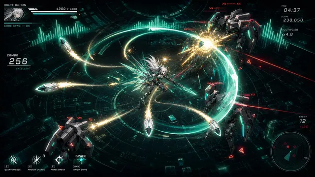 HUD de bataille de mecha d'ange cybernétique