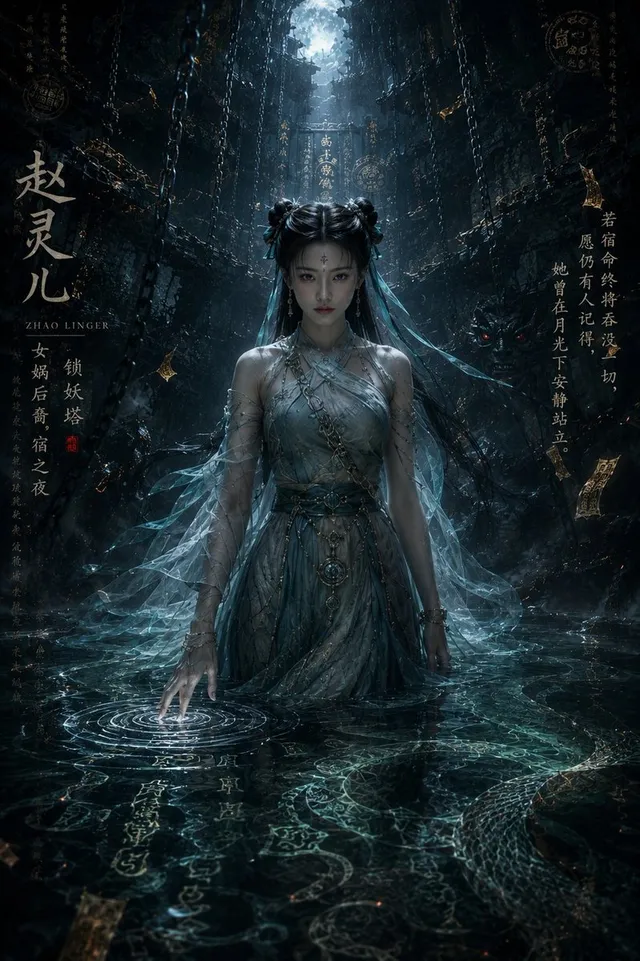 Dark Eastern Fantasy Zhao Ling'er Poster