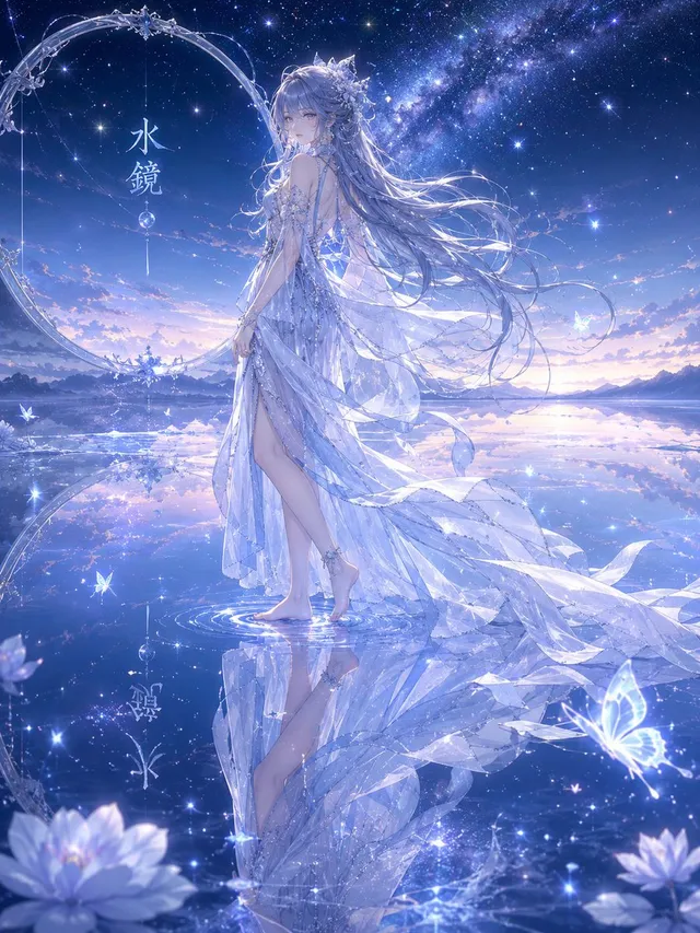 Water Mirror Fantasy Maiden