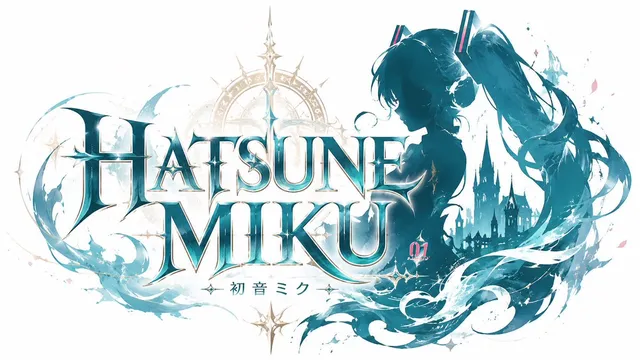 JRPG Hatsune Miku Fantezi Logosu
