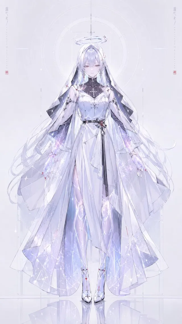 Personnage d'ange Gacha céleste