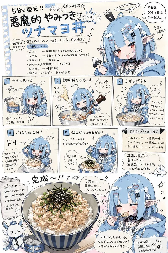 Manga Recipe Illustration Generator