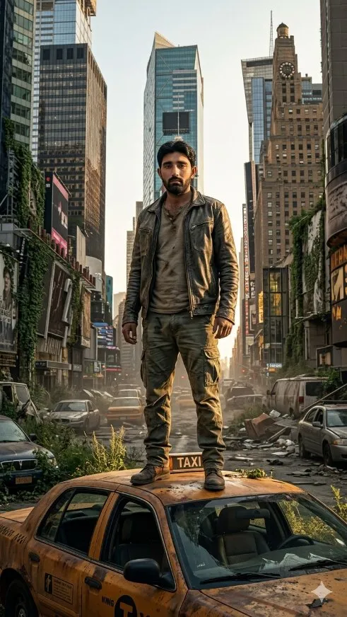 Post-Apocalyptic Taxi Survivor