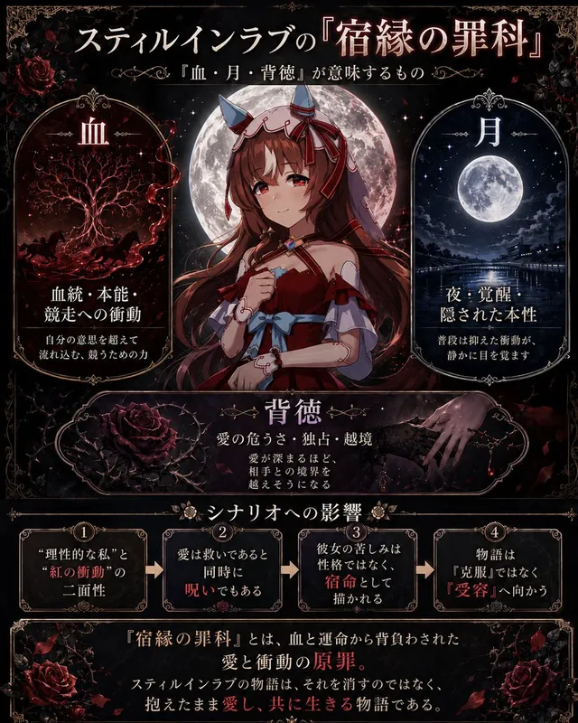 Gothic Anime Symbolism Infographic