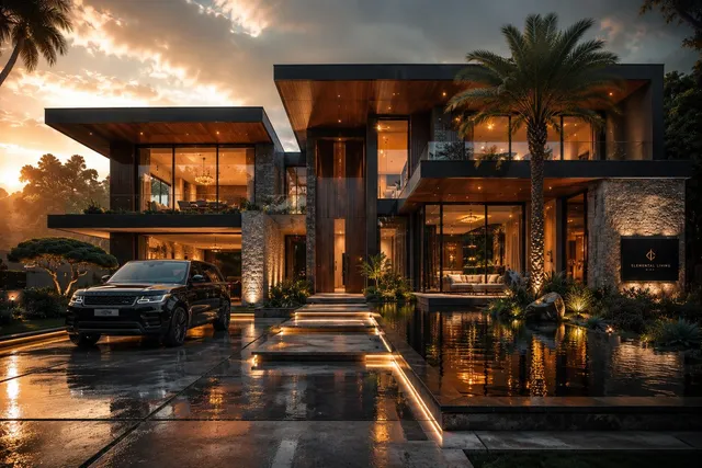 Cinematic Architectural House Exterior