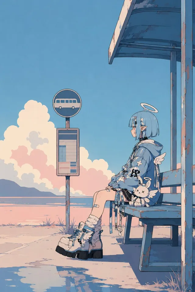 Minimalist Retro Anime Template