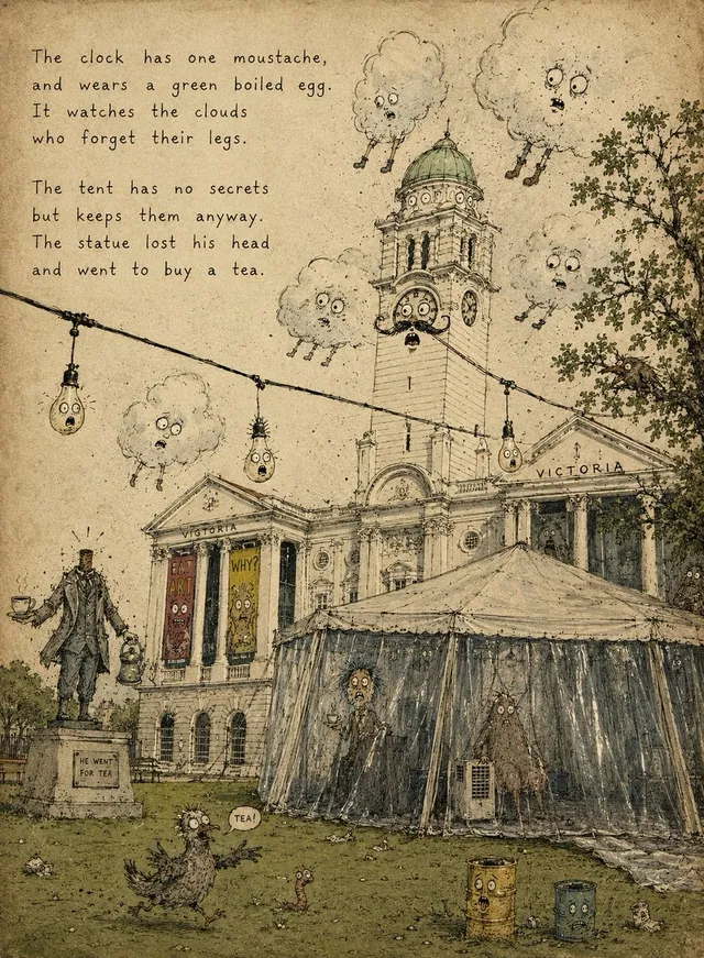 Vintage Creepy Children's Book Transformation
