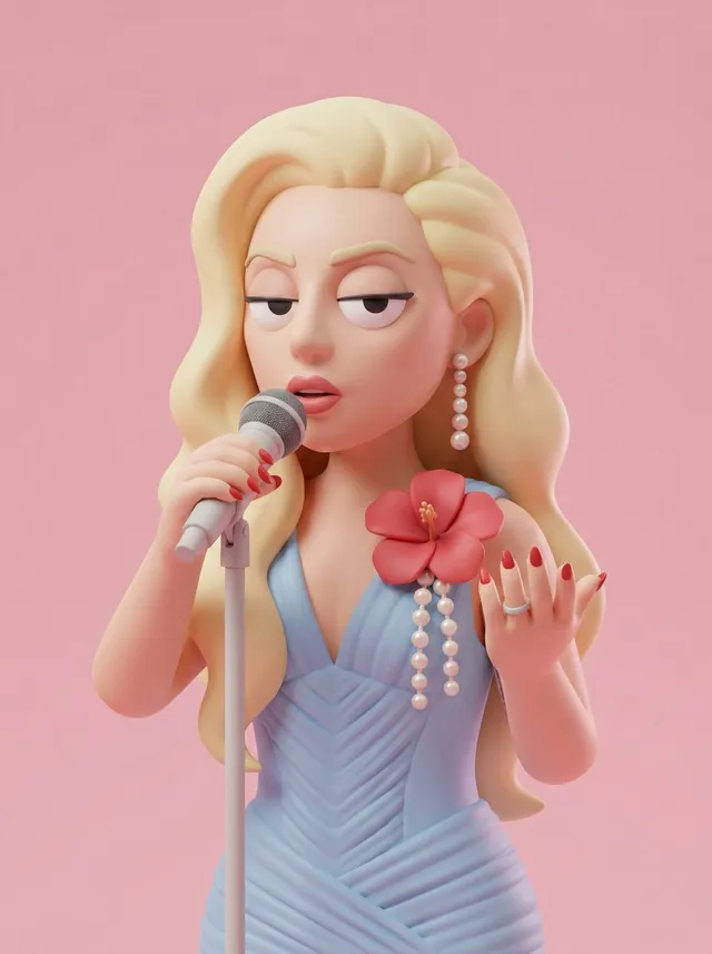 Stylized 3D Character Toy Render