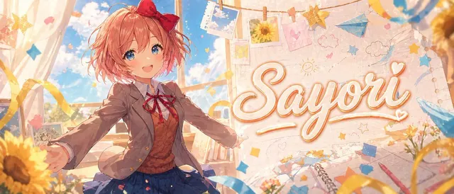 Anime Visual Novel Klassenzimmer-Banner
