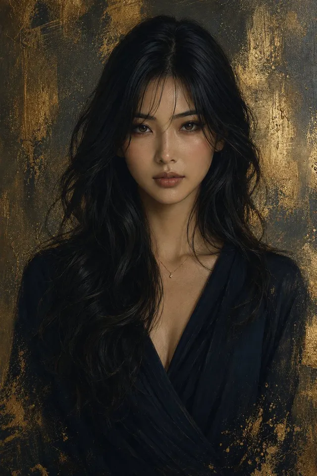 Ritratto Artistico Foglia d'Oro