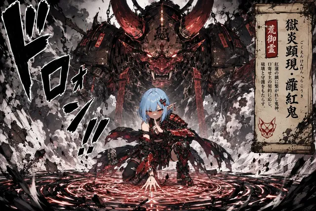 Summoning Jutsu i2i Manga Prompt