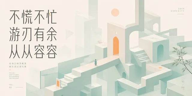 Serene Monument Valley Poster