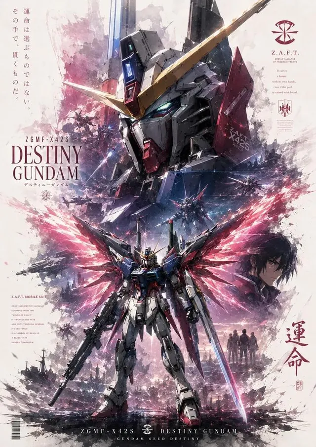 Mecha Anime Poster Art