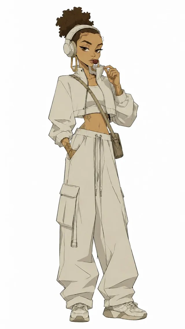 Concept Personaggio Streetwear Anime