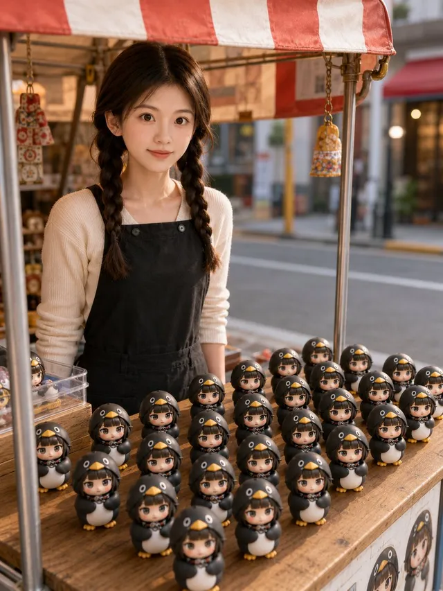 3D Chibi Toy Vendor Portrait