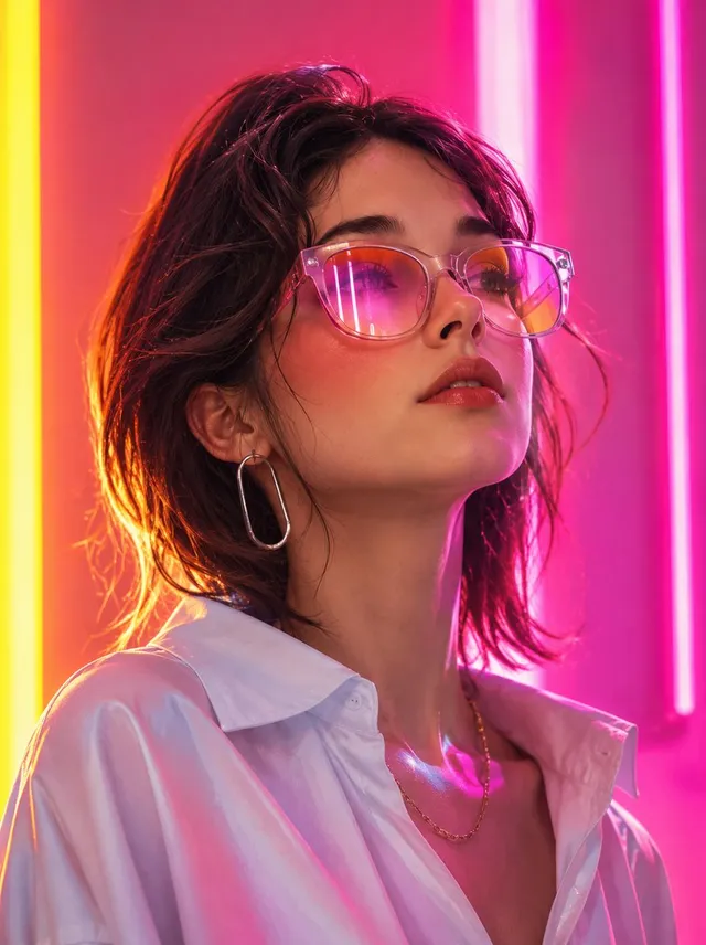 Futuristic Fashion Editorial Portrait