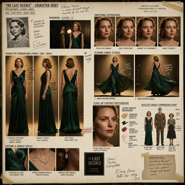 Hollywood Drama Character Sheet