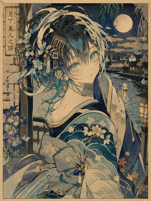 浮世絵キャラクター変換