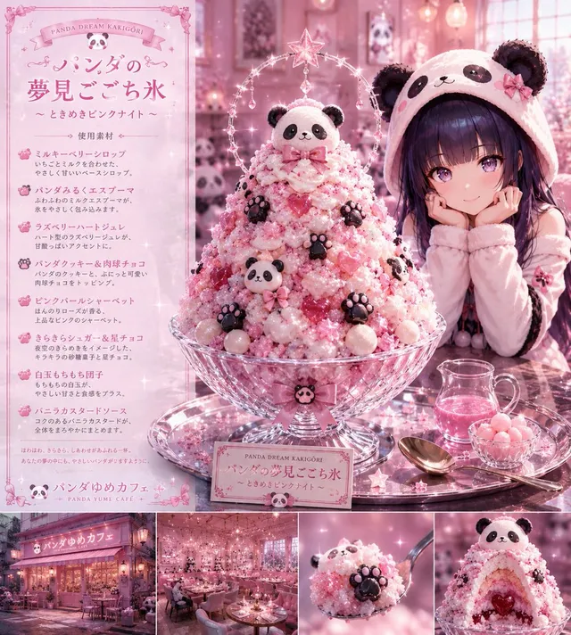 Fantezi Japon Kakigori Tasarımı