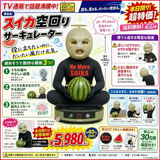 Publicité Appareil Ménager Basée sur Personnage Drôle