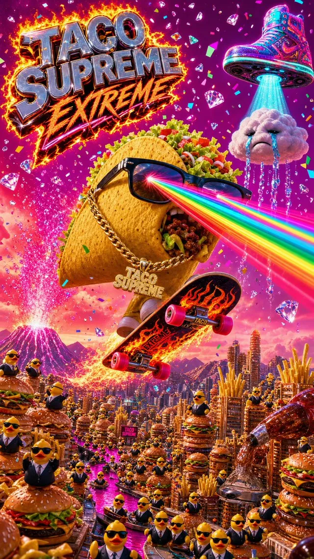 Taco Supreme Ekstrem Poster