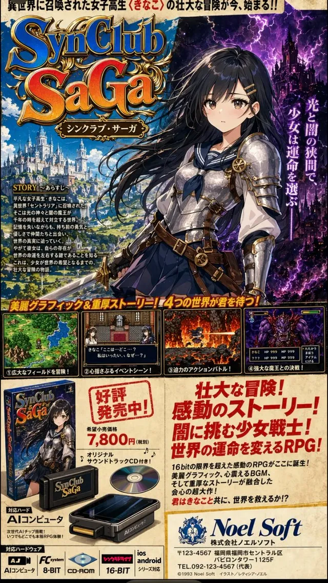 Реклама ретро JRPG журнала
