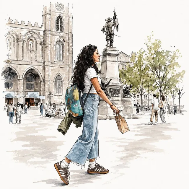 Vogue Style Fashion Illustration Sketch