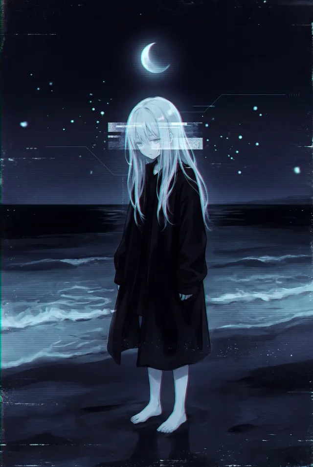 Karanlık Liminal Anime İllüstrasyonu