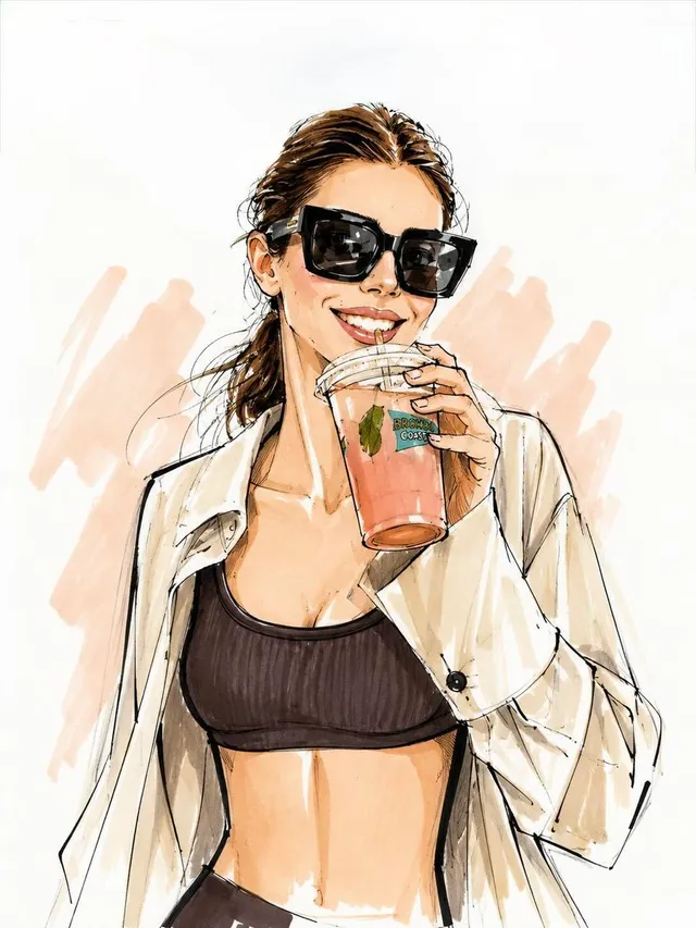 Vogue Style Fashion Illustration