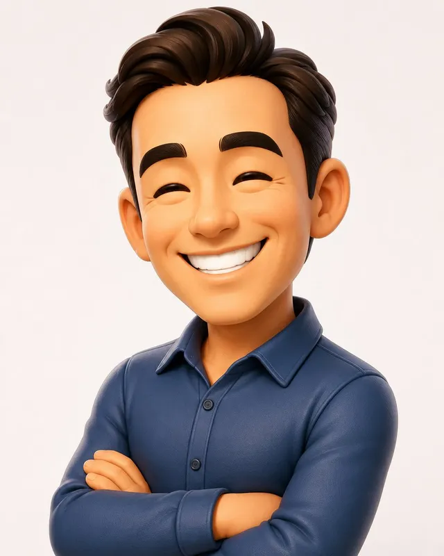 3D Karikatur Avatar mit Datenschutzblock