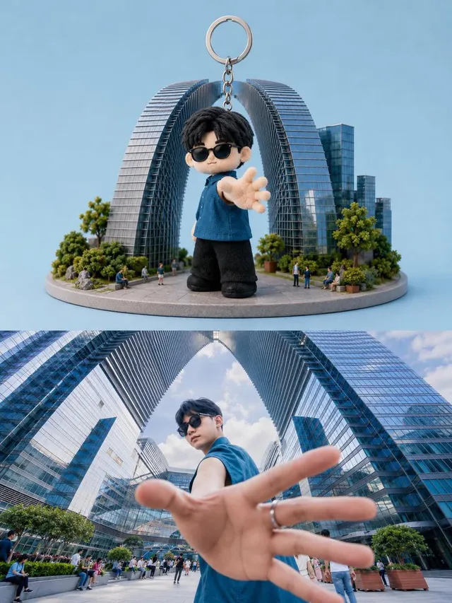 Toy Keychain vs Real Life Comparison