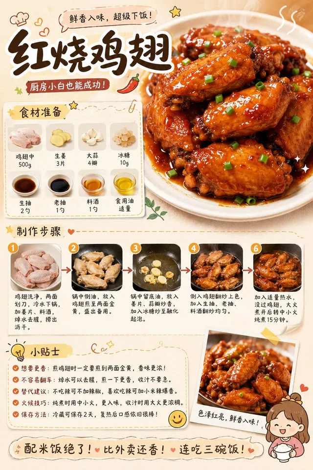 Gourmet Recipe Visual Note Poster