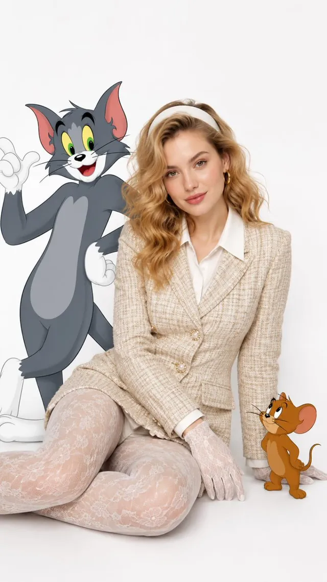 Vintage Fashion with Cartoon Characters