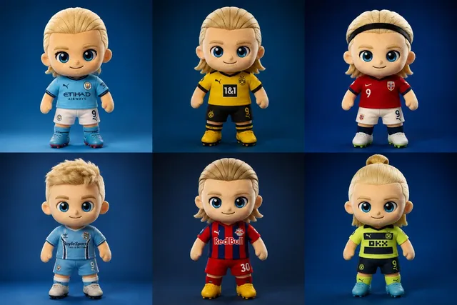 Plush Chibi Soccer Mascot