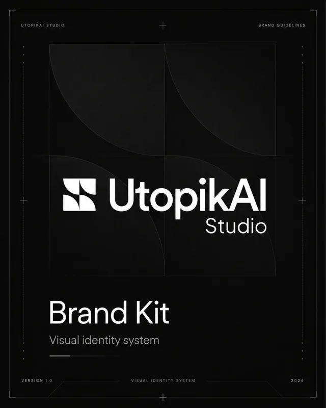 Copertina Brand Kit Studio AI Monocromatico