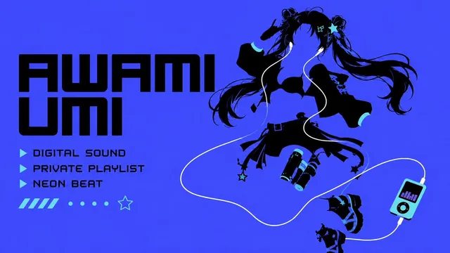Cyber Anime Music Poster
