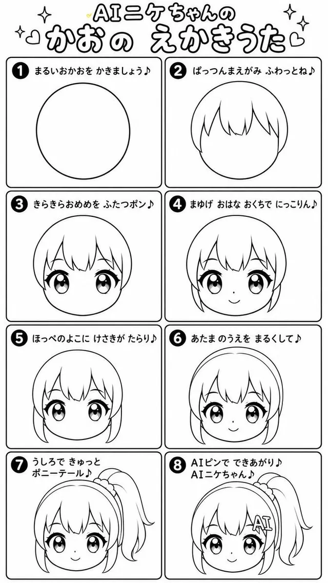 Japanese Chibi Drawing Song Worksheet