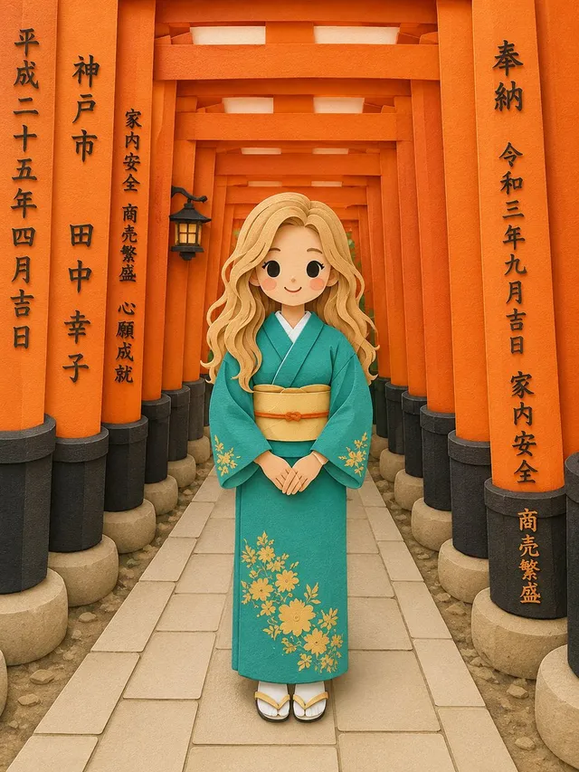 Papercraft Diorama Style Illustration