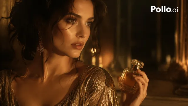 Candlelit Luxury Perfume Ad