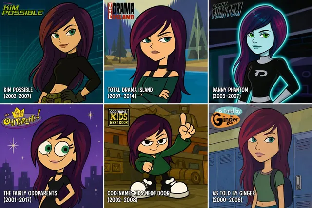 2000s Cartoon Character Transformation