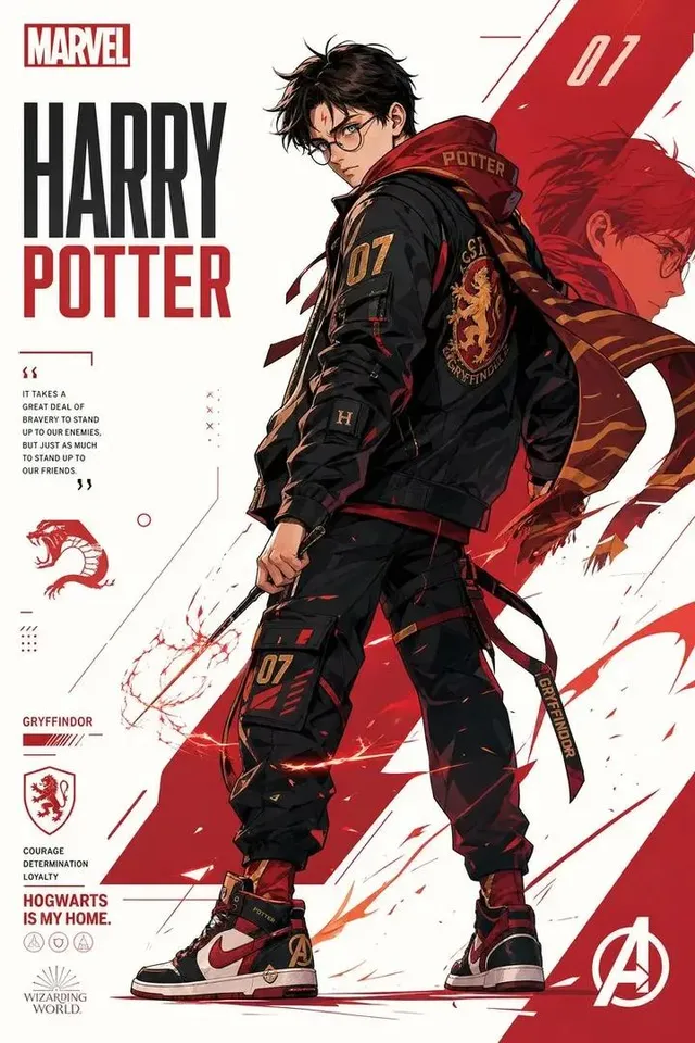 Marvel-Style Harry Potter Poster
