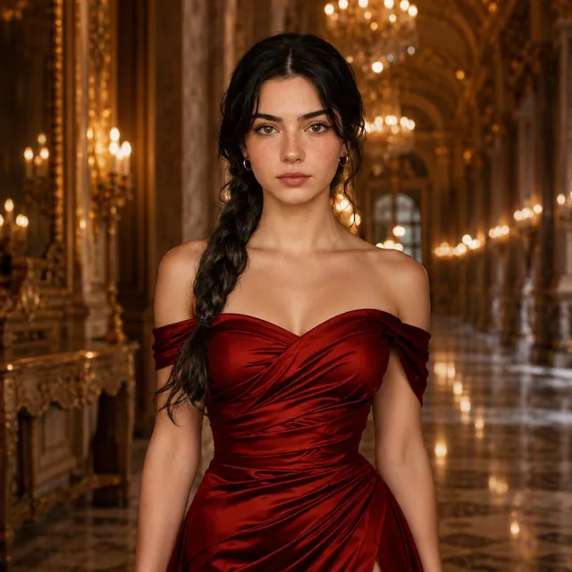 Luxurious Royal Palace Portrait