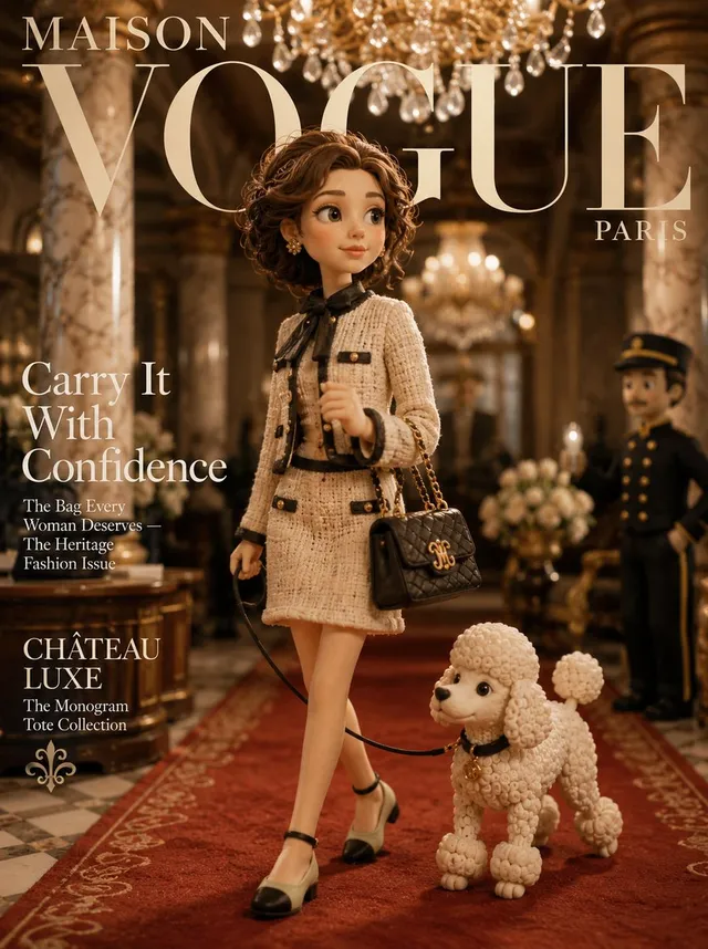 Maison Vogue Claymation Fashion Cover