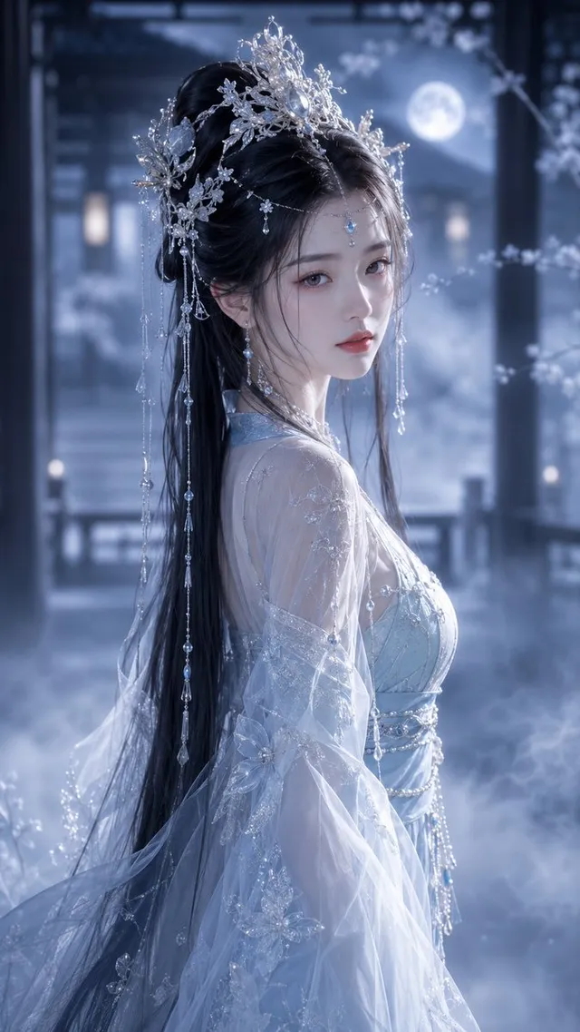 Ethereal Tang-Style Fantasy Portrait