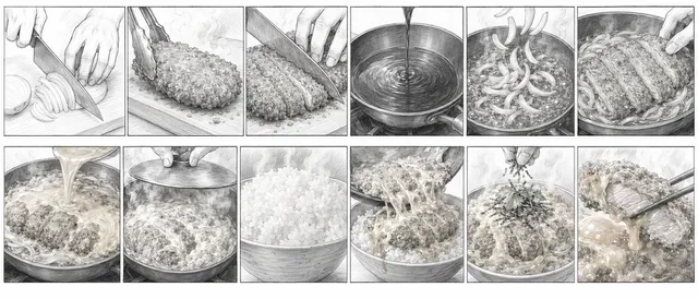 Katsudon Cooking Storyboard