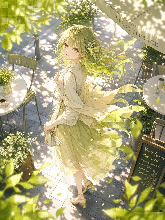 Windy Verde Terrace Anime Girl